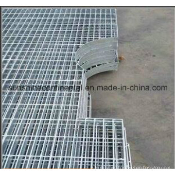 Serrated or Plain Platform Galvanized Floor Steel Bar Grating